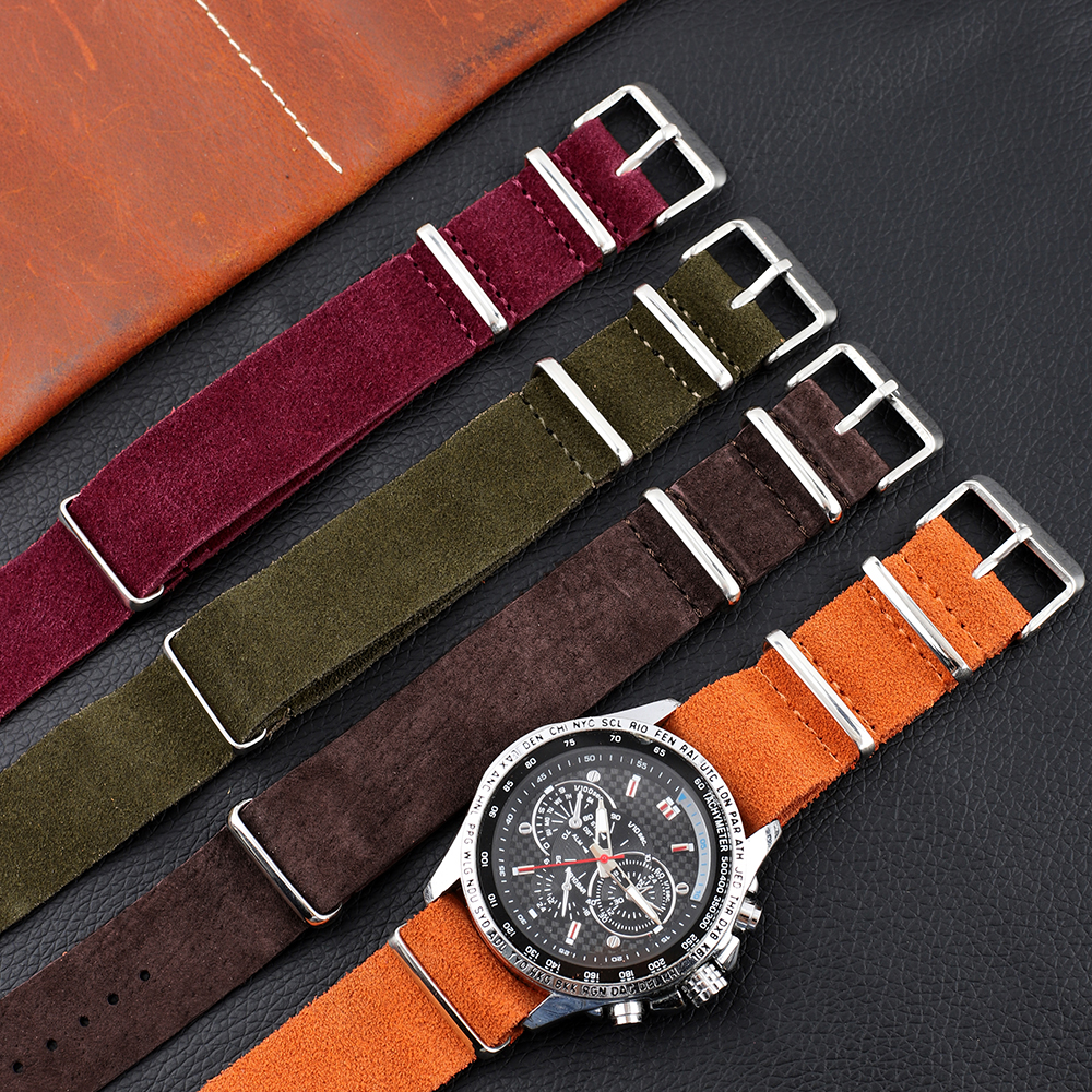 18mm 20mm 22mm Vintage Soft Su - Suede Strap Watch incelemesi ve fiyatı
