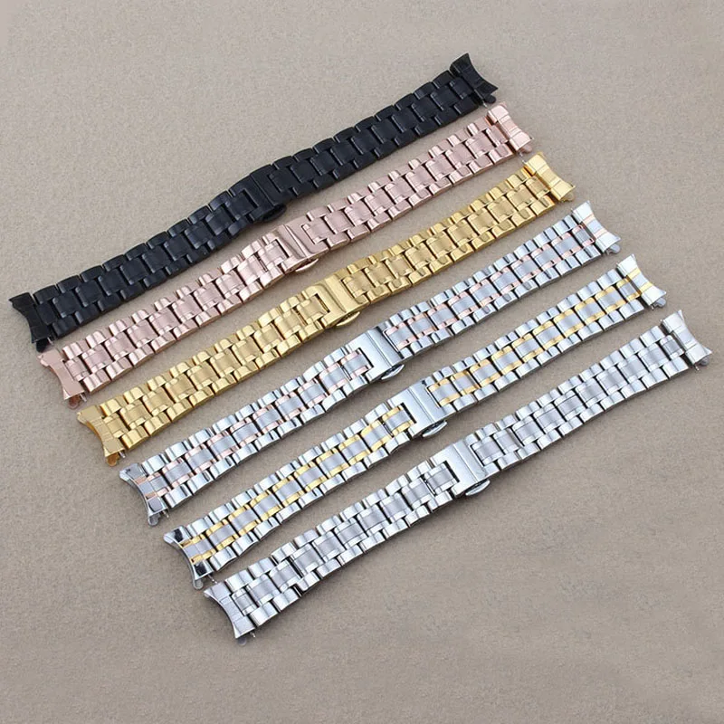 Flat Curved End Solid Metal Wa - Butterfly Clasp Deployant incelemesi ve fiyatı
