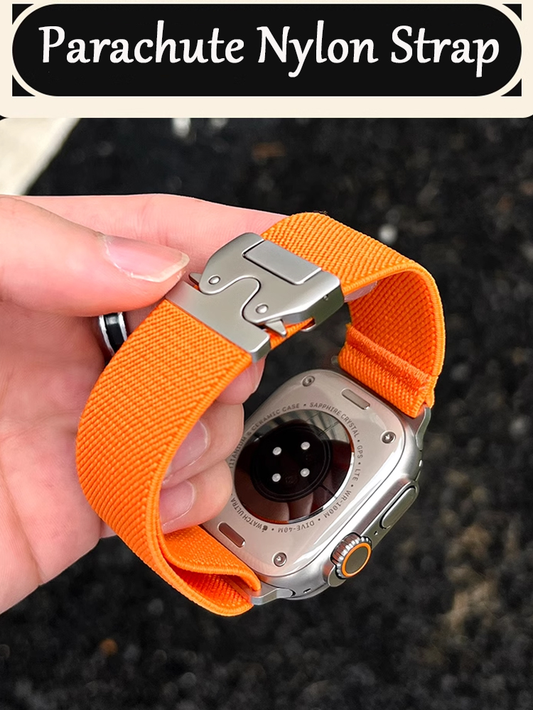 Straps For Apple Watch ultra 2 - Parachute Strap Elastic incelemesi ve fiyatı
