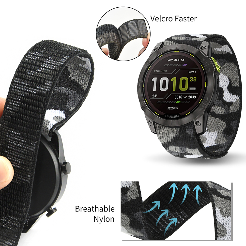22mm 26mm Nylon QuickFit Strap - Sport Loop Velcro incelemesi ve fiyatı
