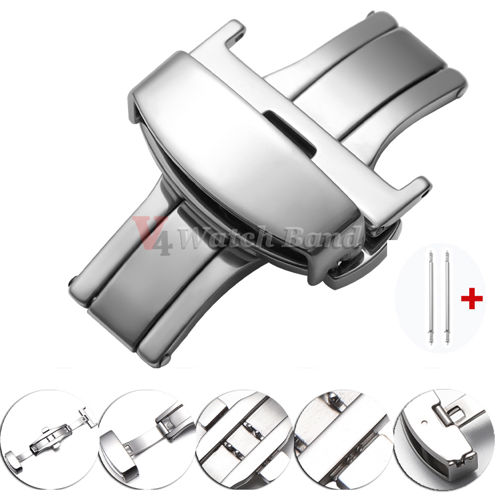 Polished Matte Double Button W - Butterfly Clasp Deployant incelemesi ve fiyatı