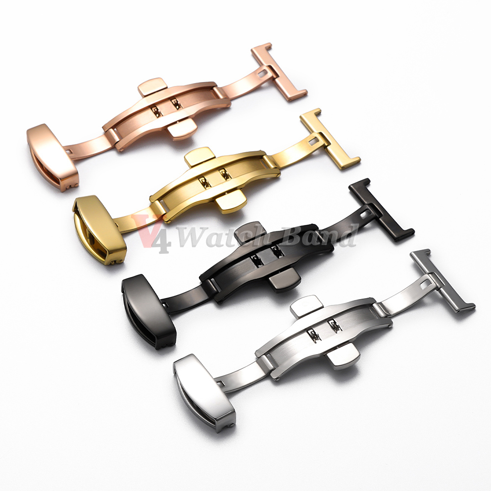 Polished Matte Double Button W - Butterfly Clasp Deployant incelemesi ve fiyatı
