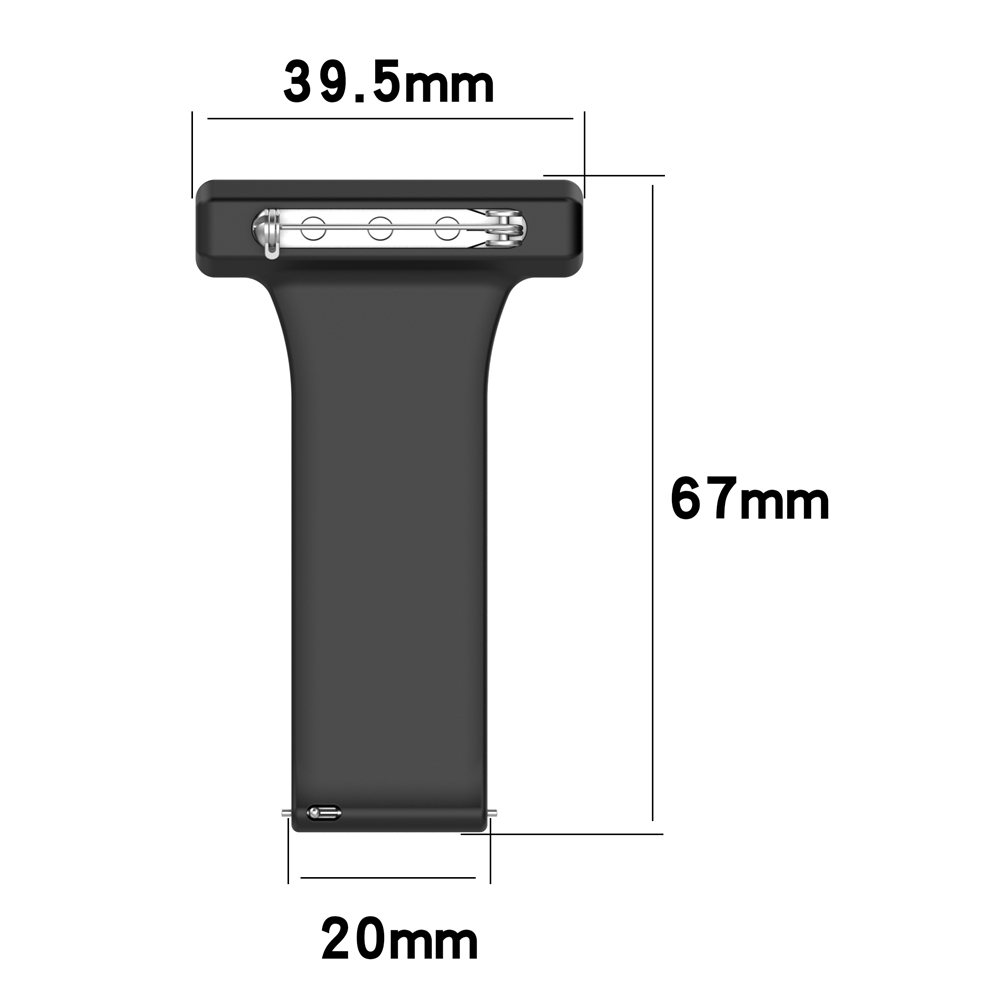 Pin Brooch Watch Strap 20MM 22 - Silicone Watch Band 22Mm incelemesi ve fiyatı