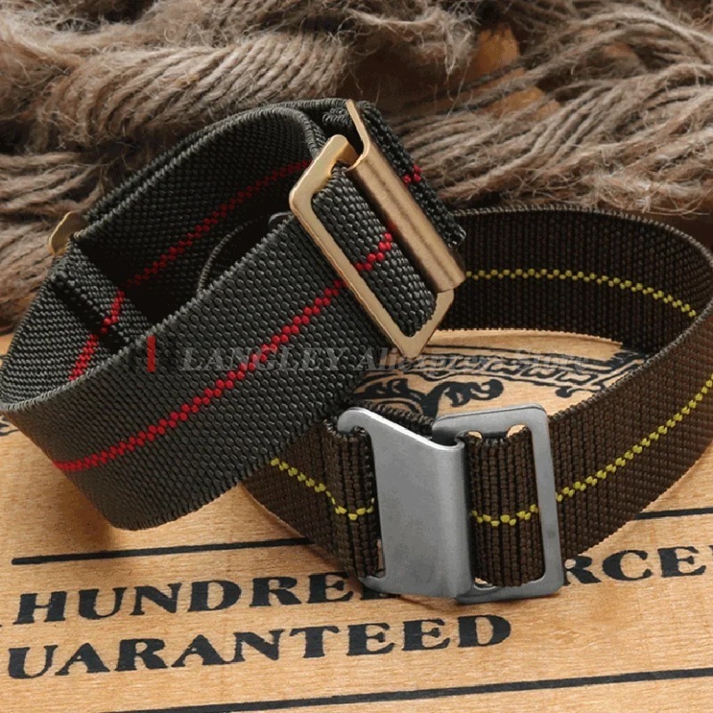 Elastic Nylon Watch Band for S - Parachute Strap Elastic incelemesi ve fiyatı