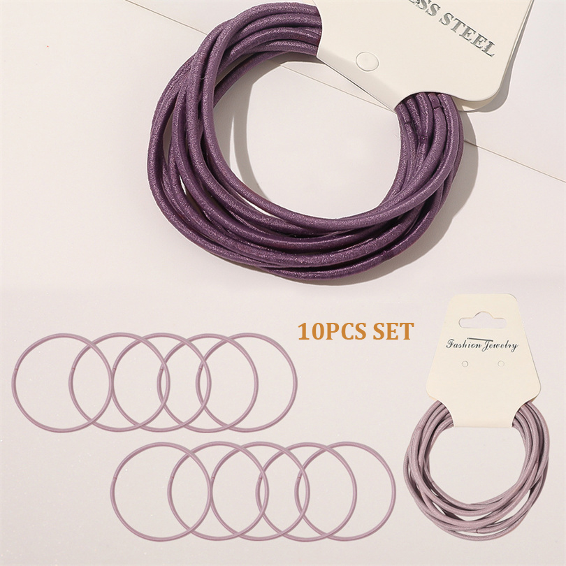 10PCS Women Girls Simple Basic - Silicone Band Women incelemesi ve fiyatı