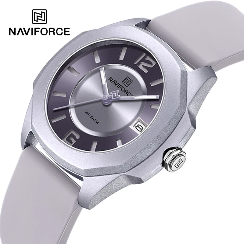 NAVIFORCE 7107 Watch for Women - Silicone Band Women incelemesi ve fiyatı