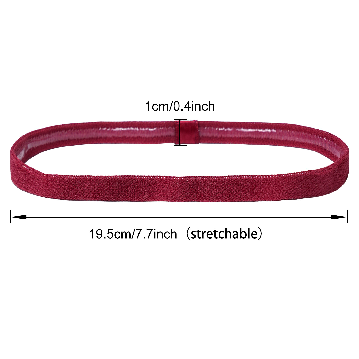 3Pcs Non-Slip Sports Hairband  - Silicone Band Women incelemesi ve fiyatı
