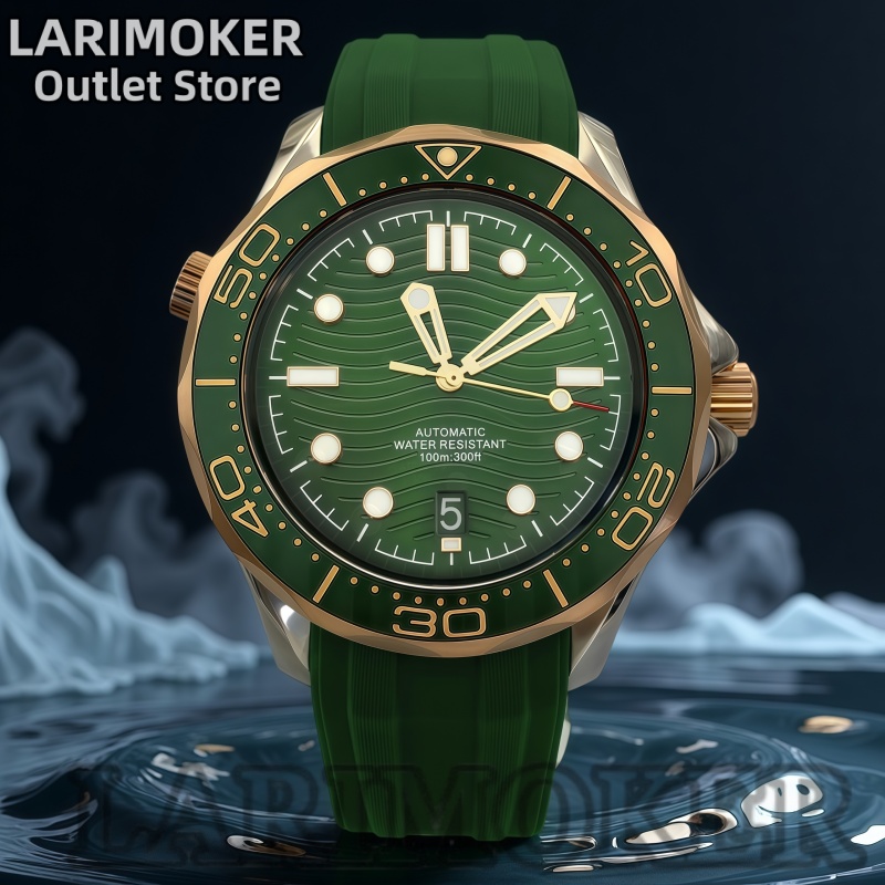 LARIMOKER 41mm Men's Luxury Au - Rubber Strap Diver incelemesi ve fiyatı