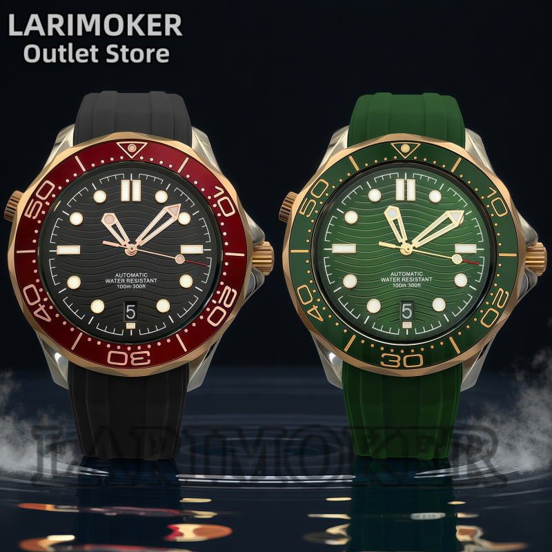 LARIMOKER 41mm Men's Luxury Au - Rubber Strap Diver incelemesi ve fiyatı