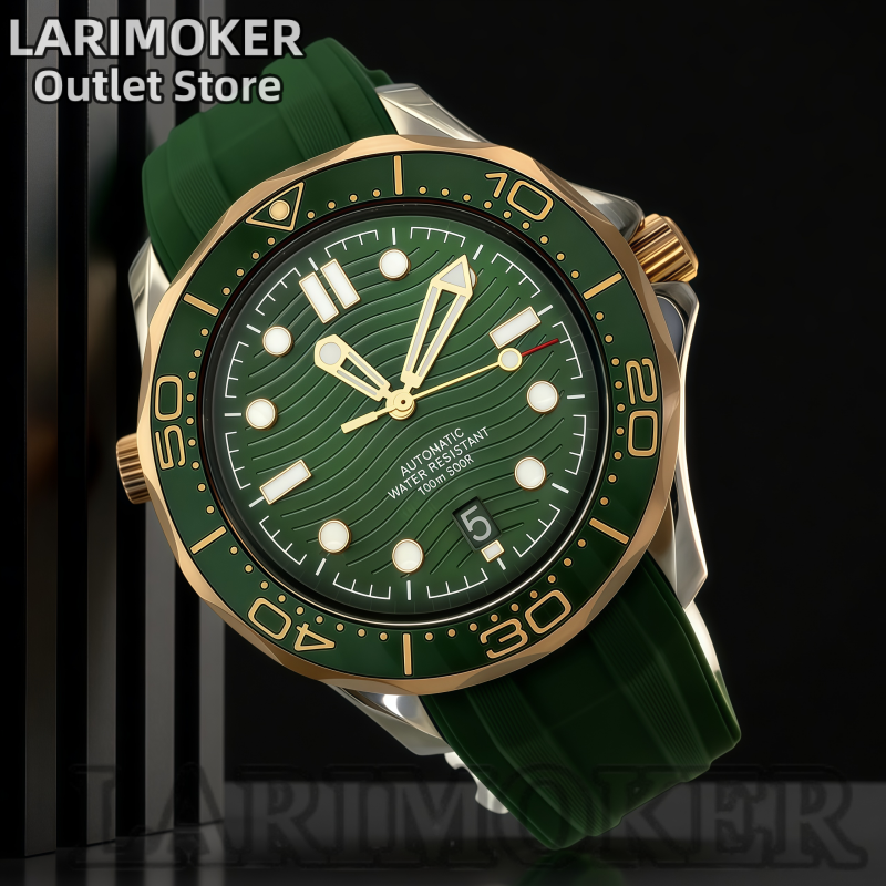 LARIMOKER 41mm Men's Luxury Au - Rubber Strap Diver incelemesi ve fiyatı