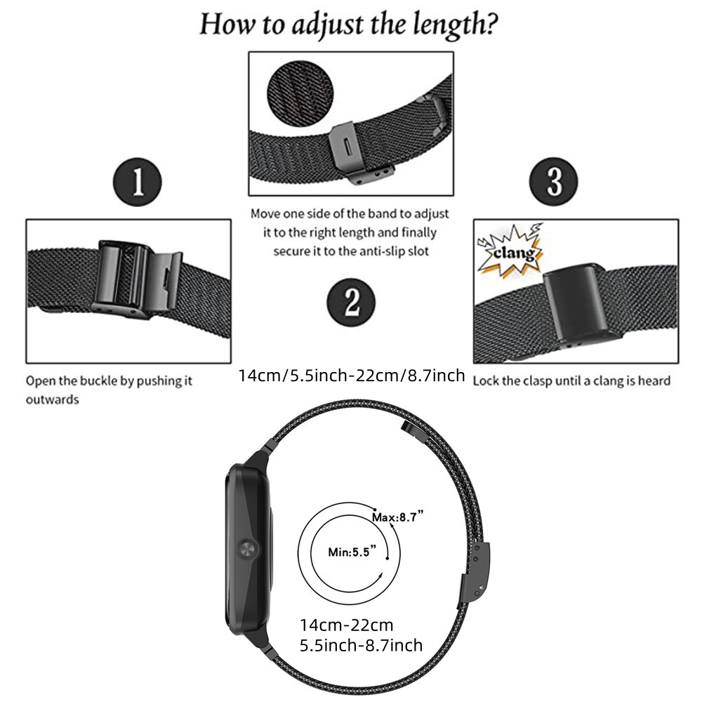 Metal Bands for Fitbit Versa 4 - Mesh Strap Metal incelemesi ve fiyatı