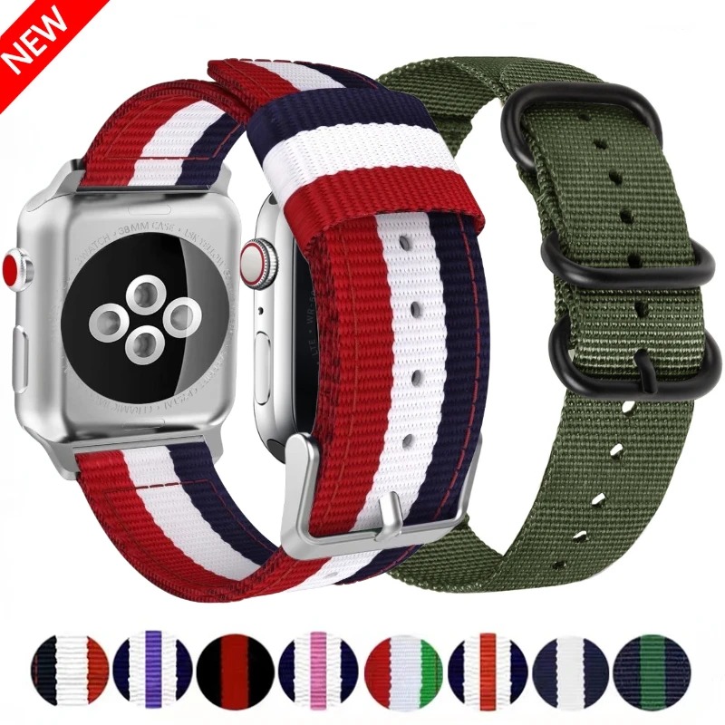 Nylon Canvas Strap For Apple W - Canvas Strap Watch incelemesi ve fiyatı