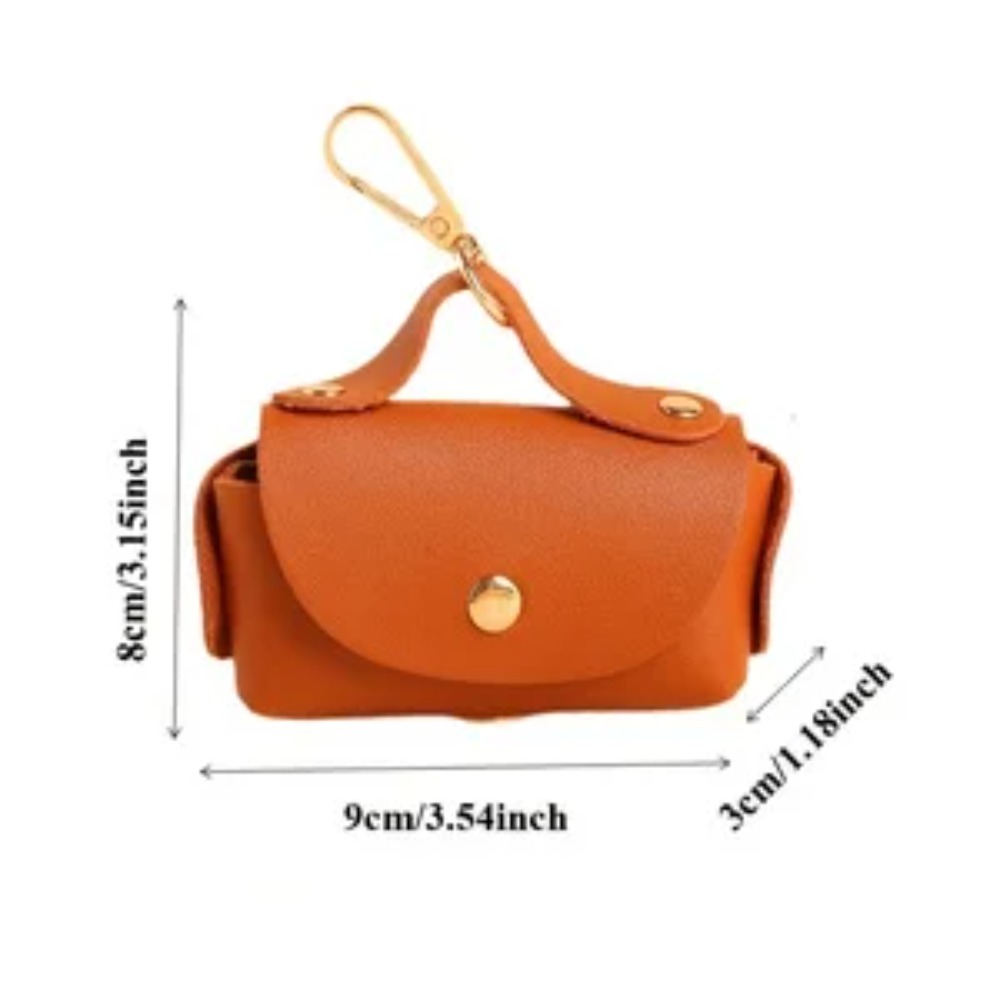 Elegant Leather Dog Poop Bag C - Leather Strap Quick Release incelemesi ve fiyatı