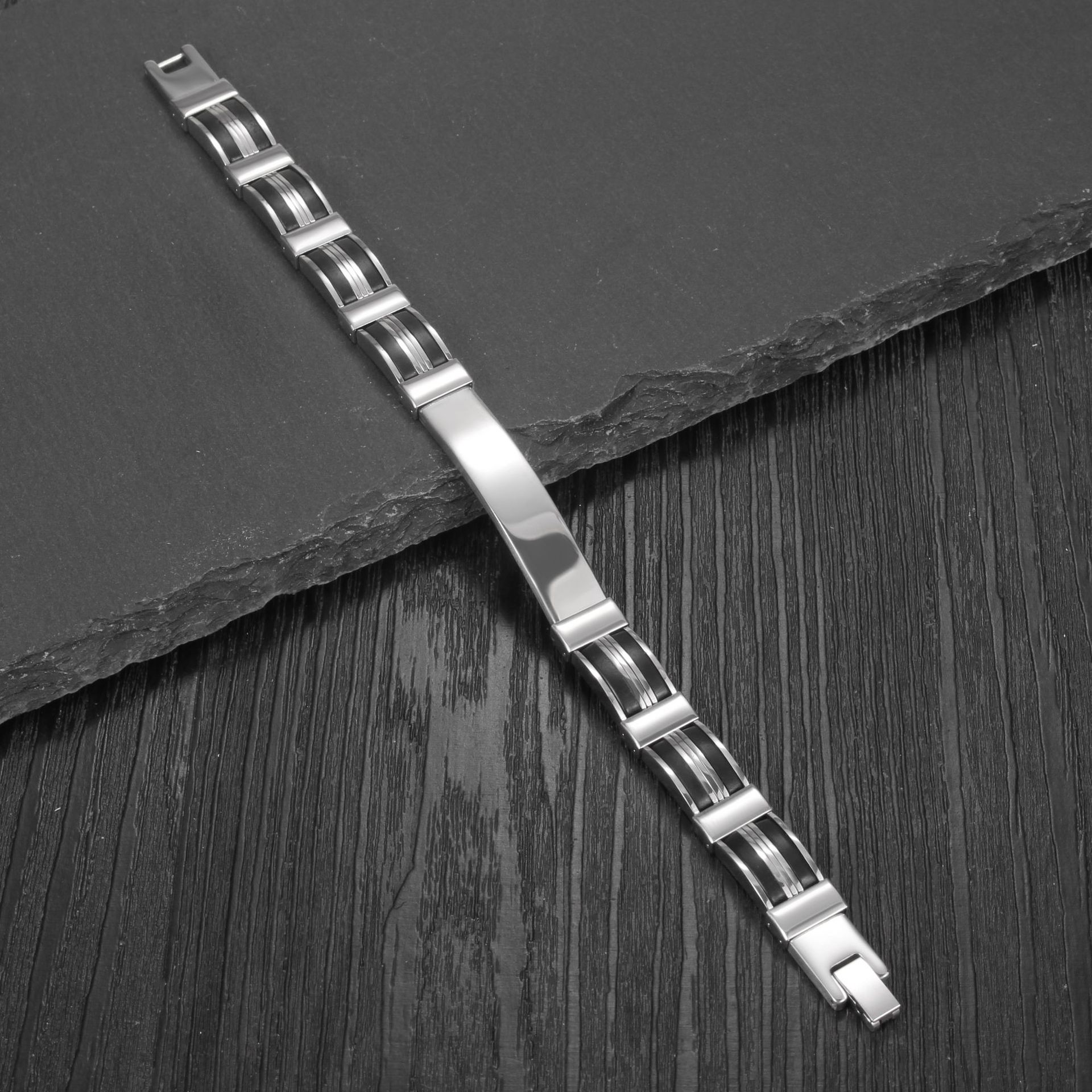 Punk Custom TEXT Name Men Stai - Silicone Band Women incelemesi ve fiyatı