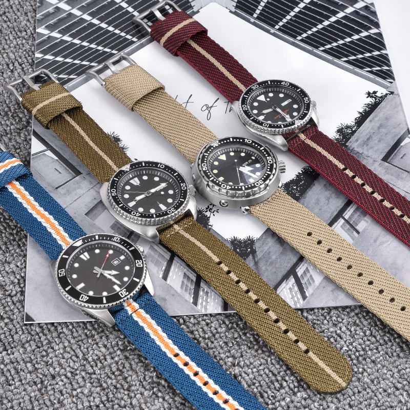 Woven Nylon Strap 18mm 20mm 22 - Nato Strap Nylon incelemesi ve fiyatı
