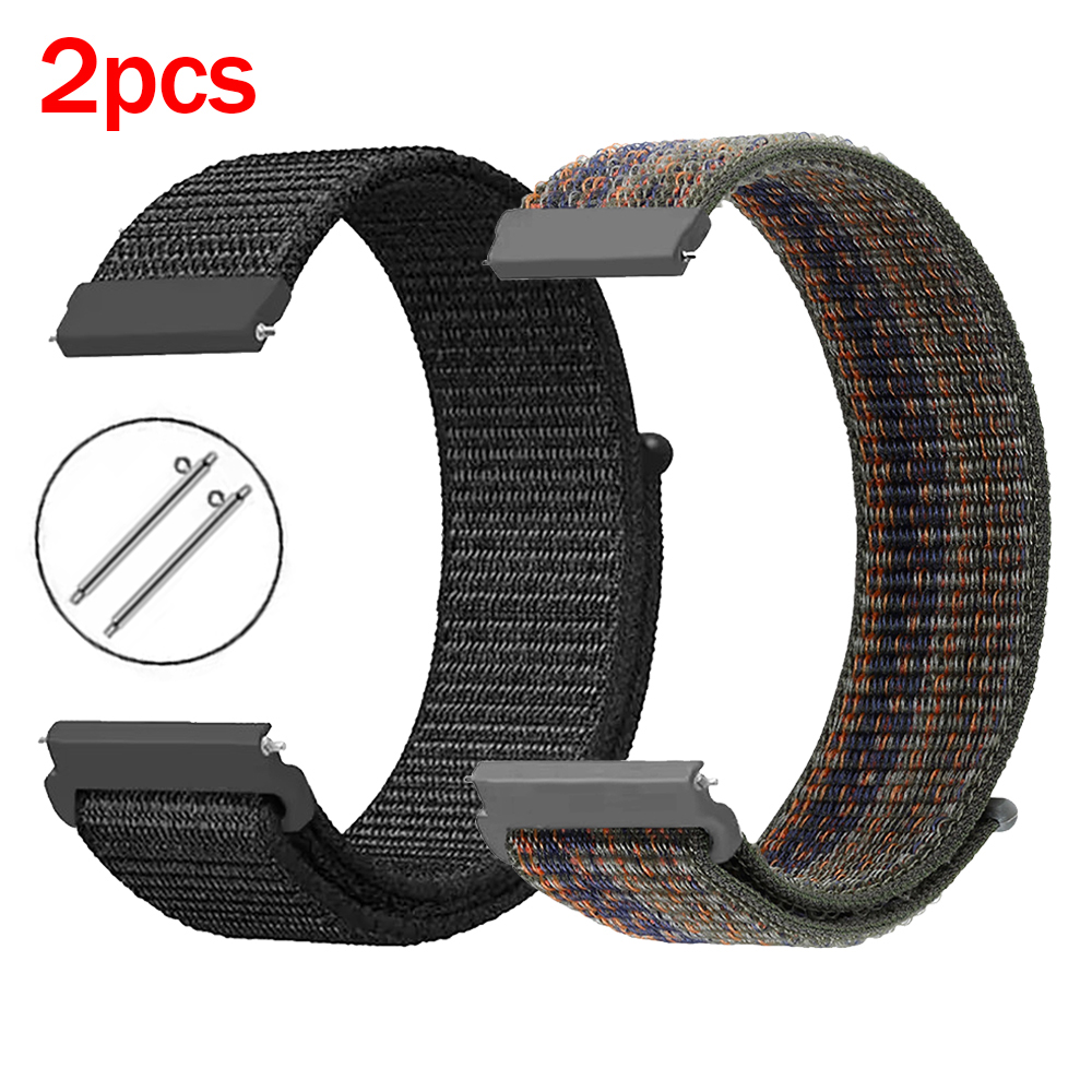 2Pcs 22mm Nylon Sport Strap Fo - Sport Loop Velcro incelemesi ve fiyatı