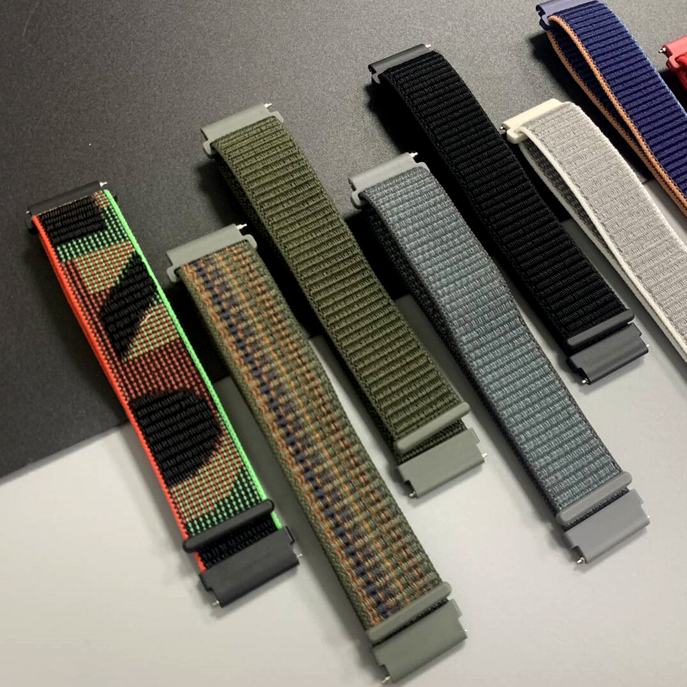 2Pcs 22mm Nylon Sport Strap Fo - Sport Loop Velcro incelemesi ve fiyatı