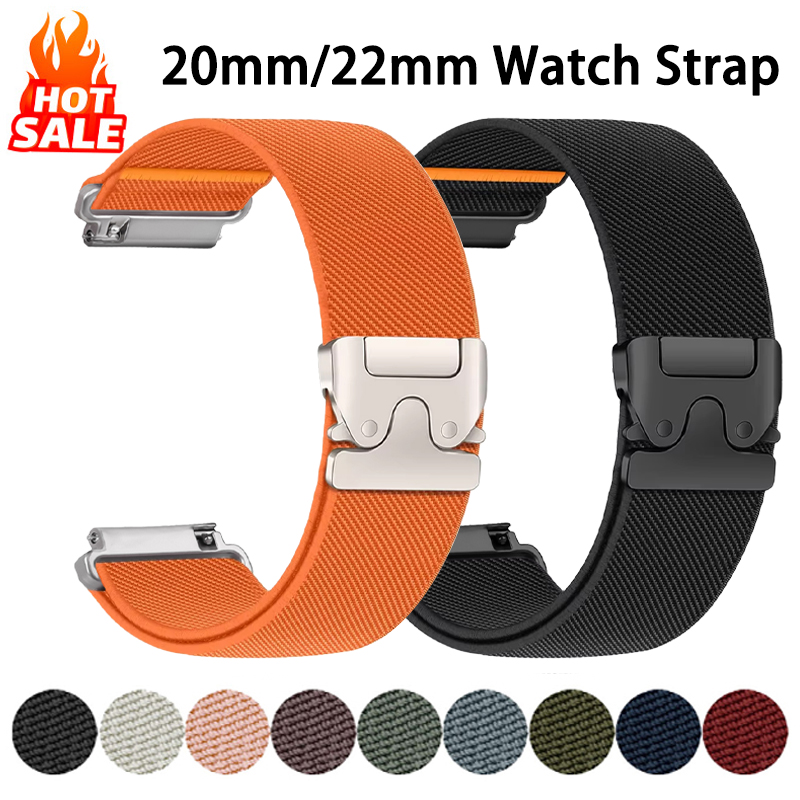 20mm 22mm band For Amazfit bip - Parachute Strap Elastic incelemesi ve fiyatı