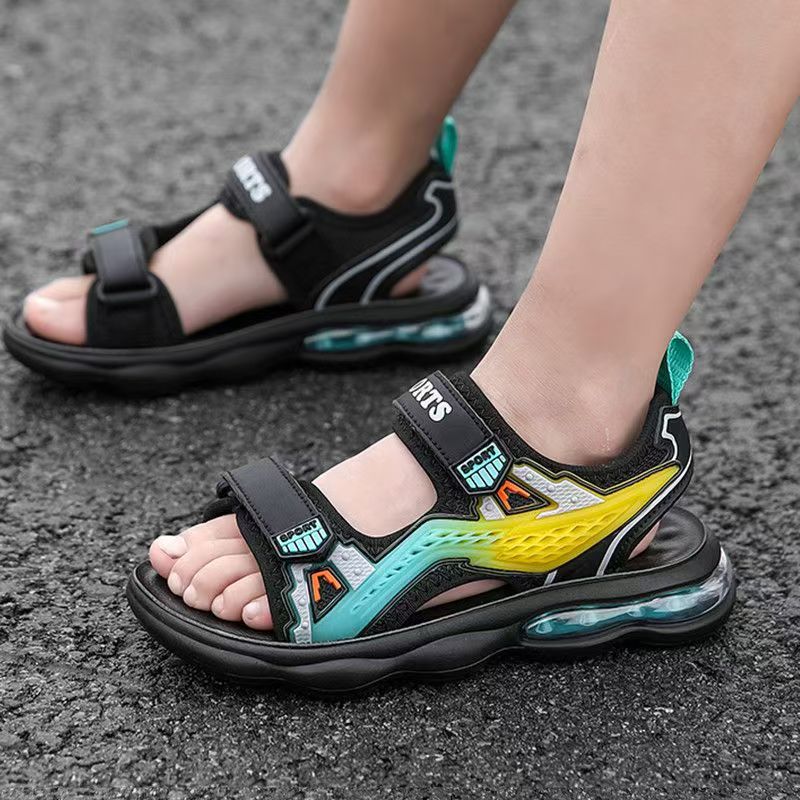 Children's Summer New Open Toe - Sport Loop Velcro incelemesi ve fiyatı