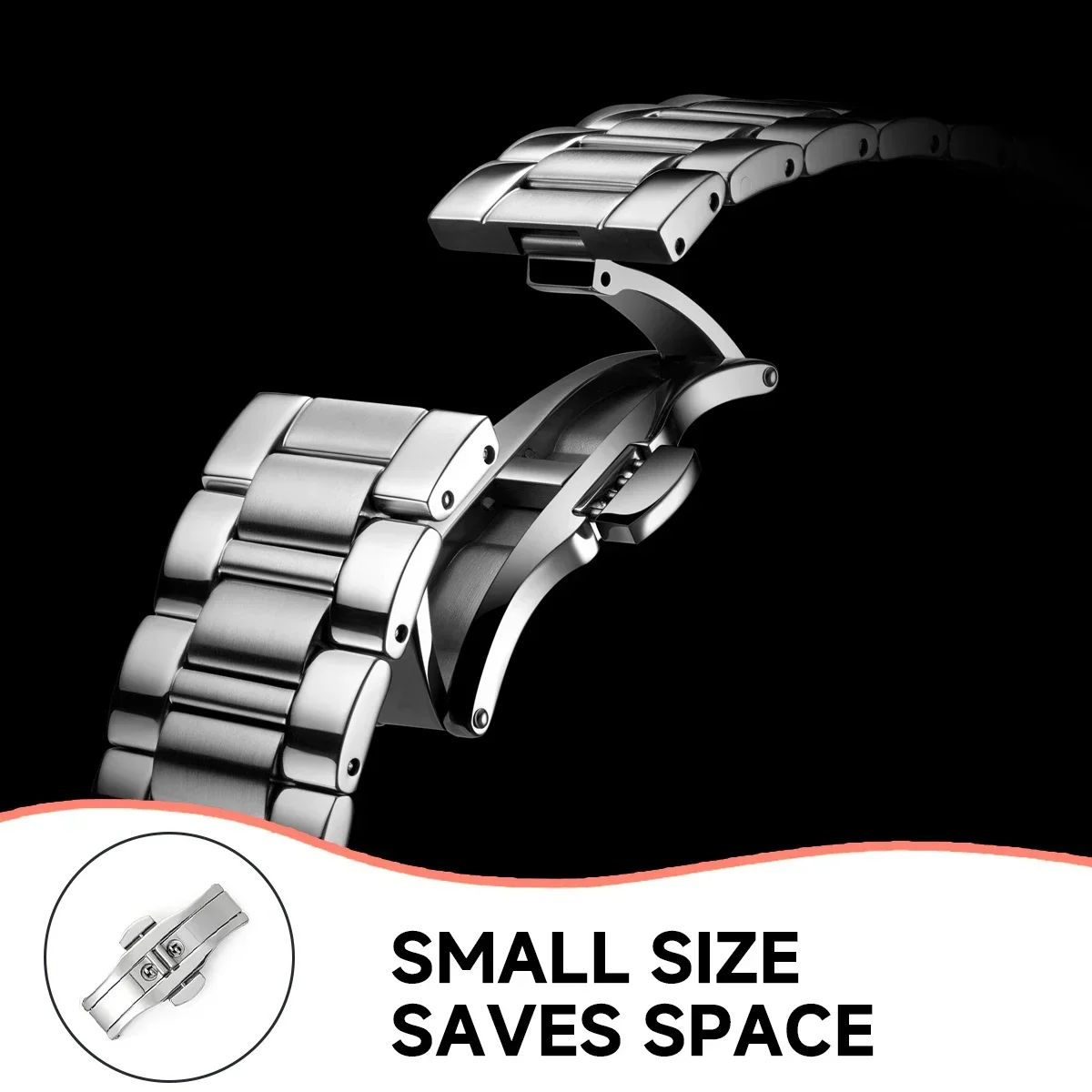 Stainless Steel Butterfly Depl - Butterfly Clasp Deployant incelemesi ve fiyatı