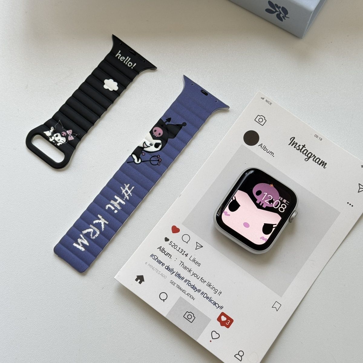 Anime Sanrio Hello Kitty Kurom - Silicone Band Women incelemesi ve fiyatı