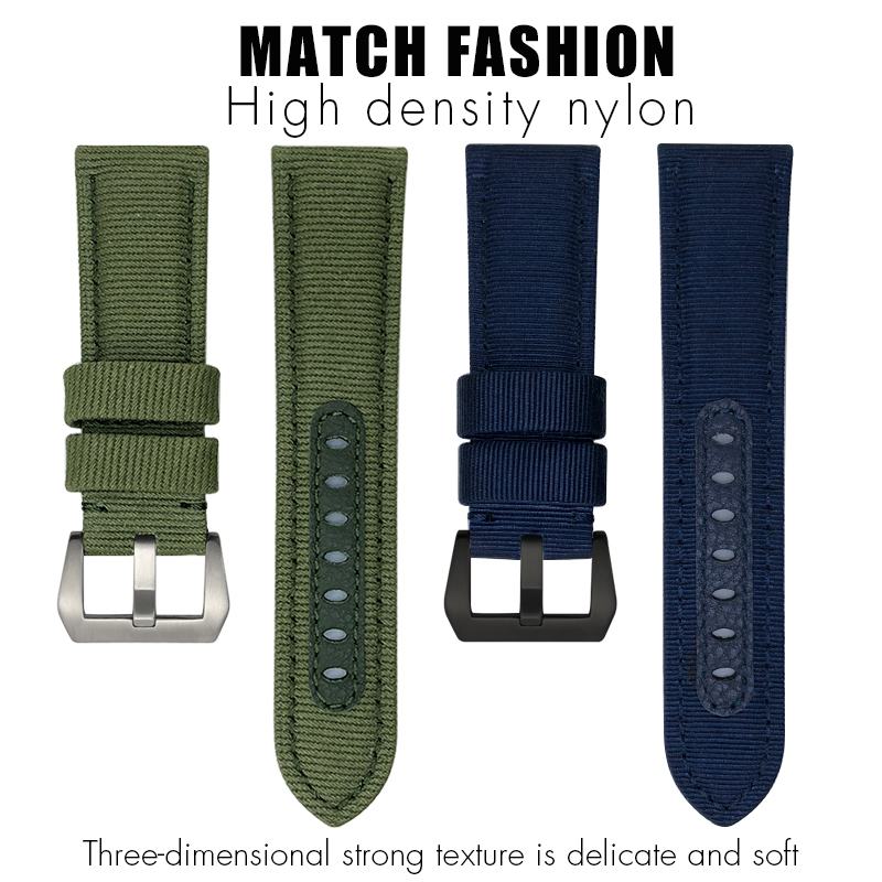 for Panerai 24mm New Nylon Wat - Canvas Strap Watch incelemesi ve fiyatı