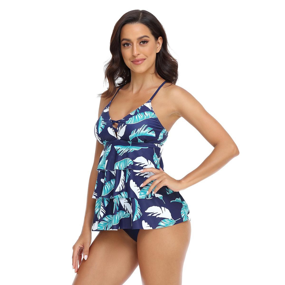 Woman Tankini Tropical Leaf Pr - Tropic Strap Vintage incelemesi ve fiyatı