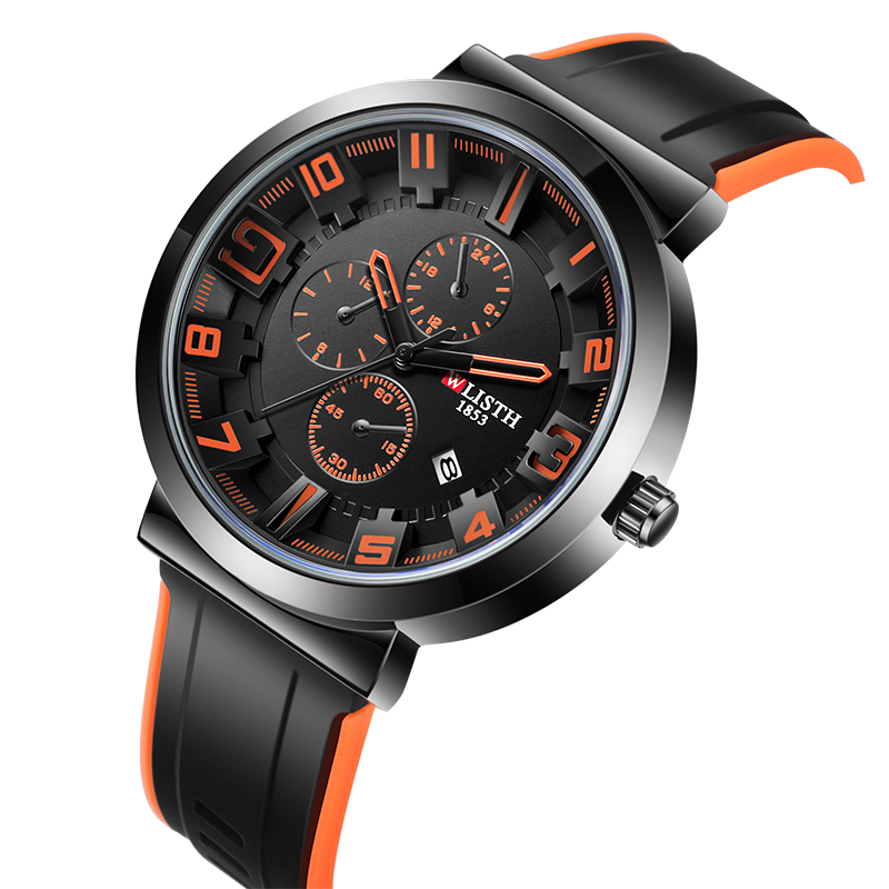 WLISTH Retro Men's Watches Spo - Leather Watch Band Men incelemesi ve fiyatı