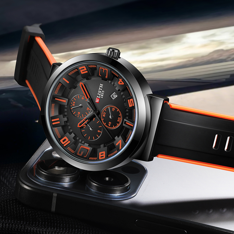 WLISTH Retro Men's Watches Spo - Leather Watch Band Men incelemesi ve fiyatı