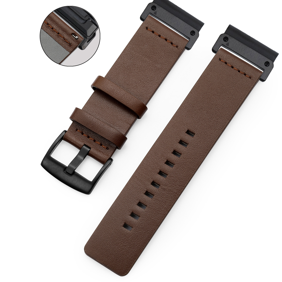 26mm 22mm Quick Fit Strap For  - Leather Strap Quick Release incelemesi ve fiyatı