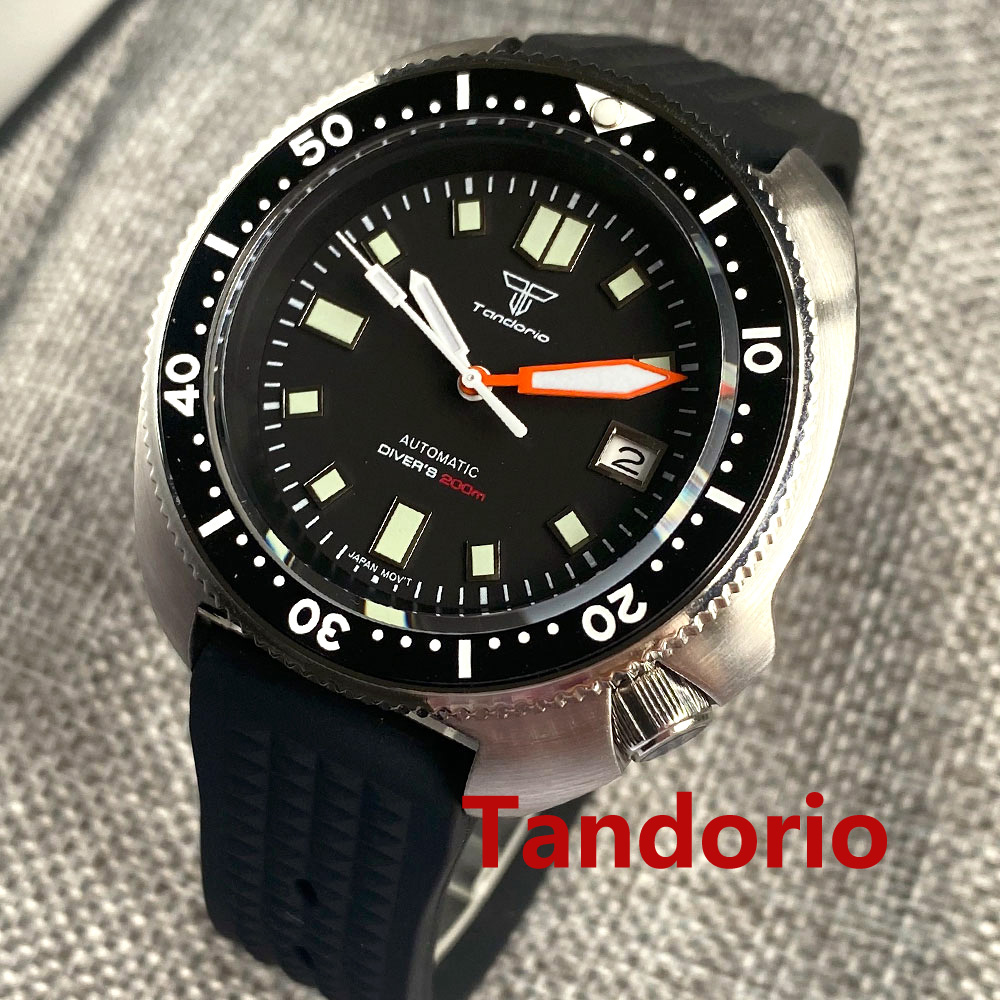 Tandorio 44mm NH35 PT5000 Move - Rubber Strap Diver incelemesi ve fiyatı
