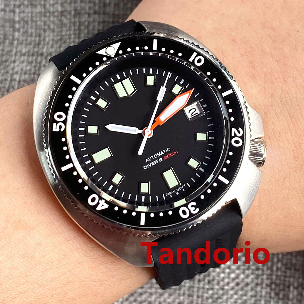 Tandorio 44mm NH35 PT5000 Move - Rubber Strap Diver incelemesi ve fiyatı
