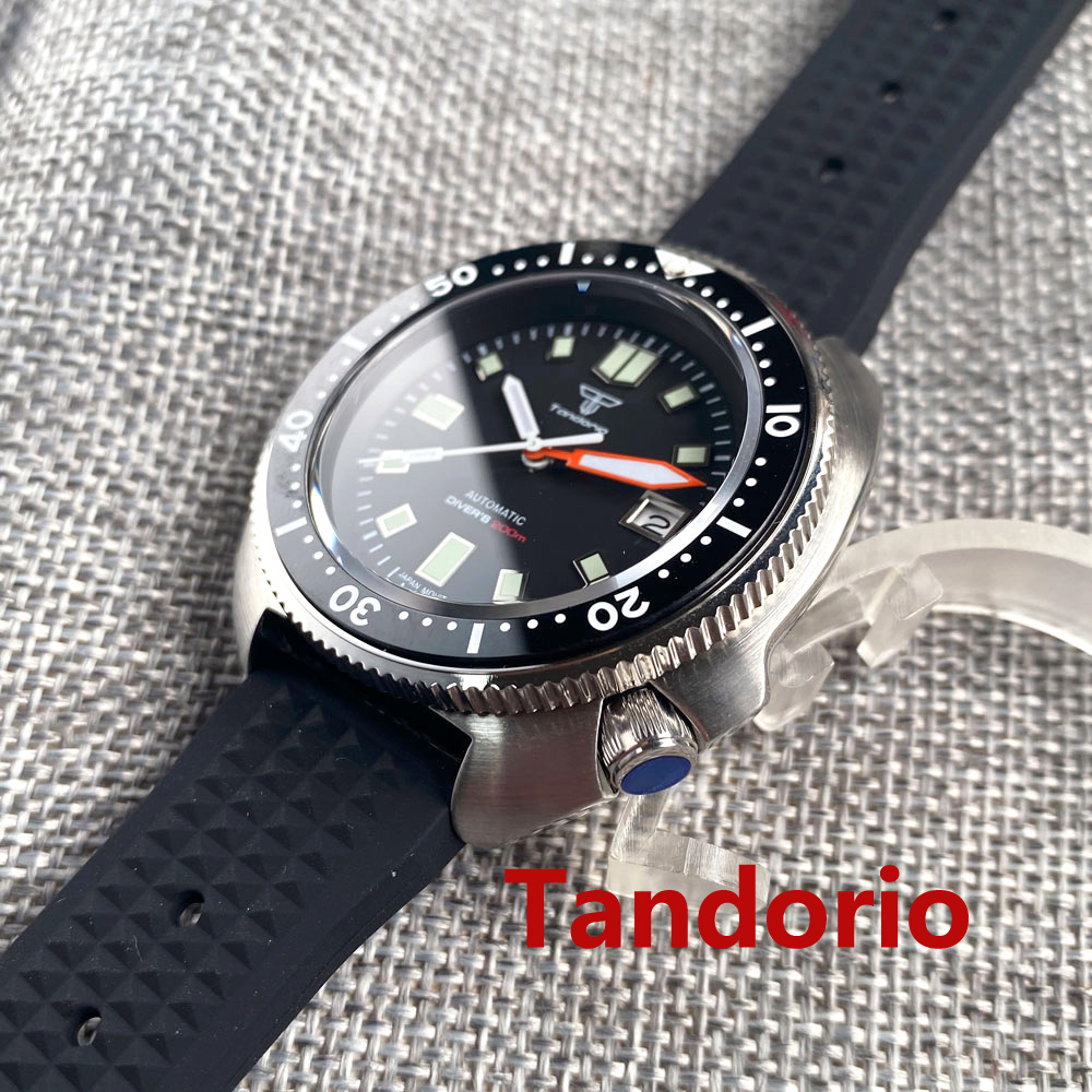 Tandorio 44mm NH35 PT5000 Move - Rubber Strap Diver incelemesi ve fiyatı