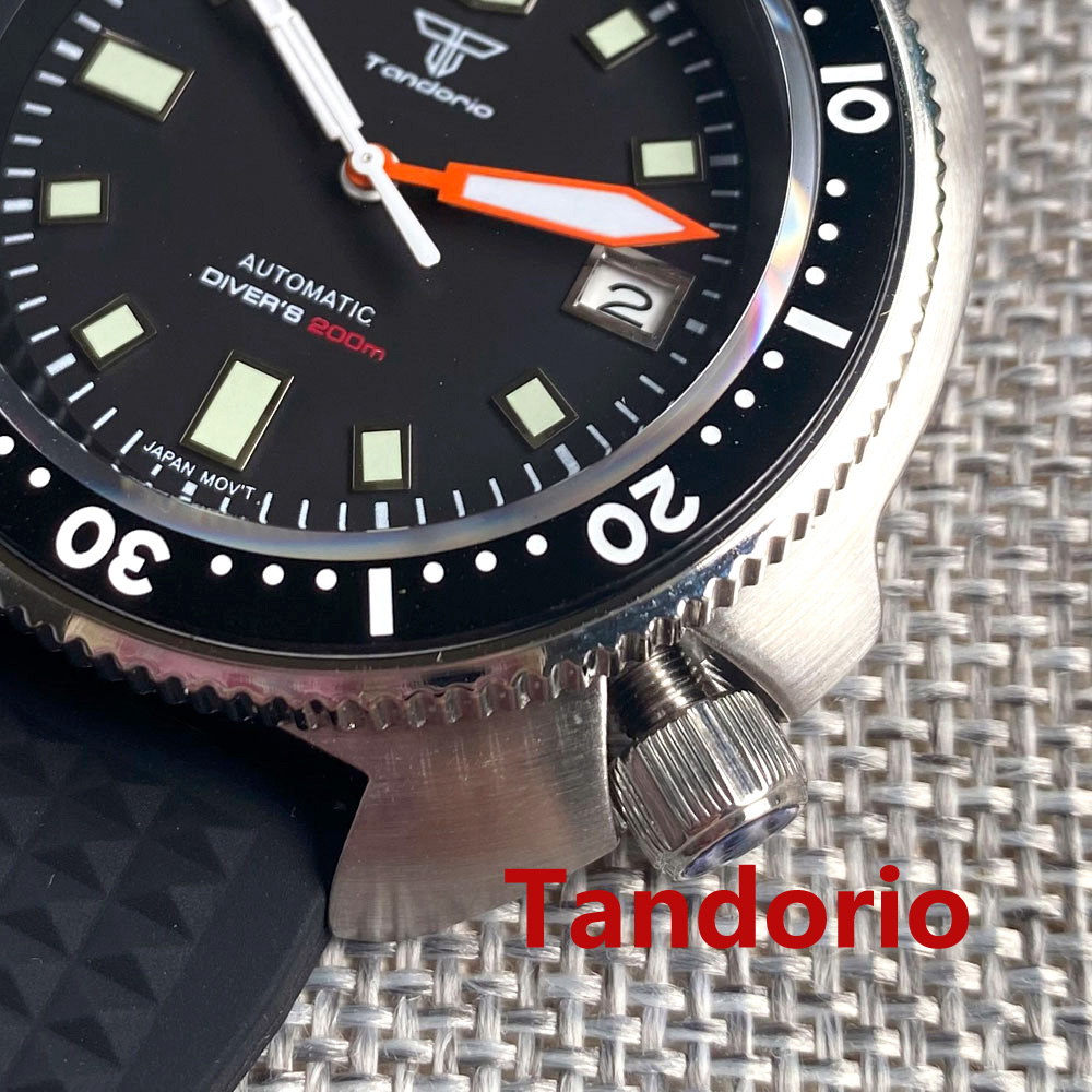 Tandorio 44mm NH35 PT5000 Move - Rubber Strap Diver incelemesi ve fiyatı