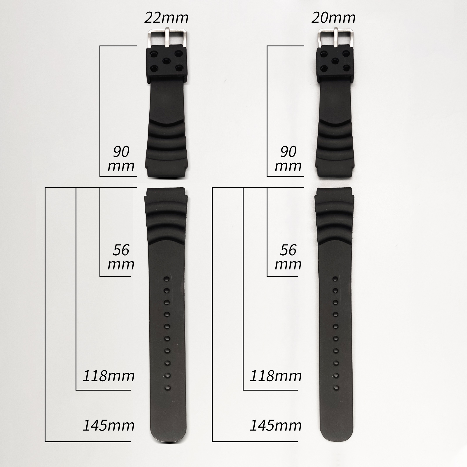 ADDIESDIVE Watch Strap 20mm 22 - Rubber Strap Diver incelemesi ve fiyatı