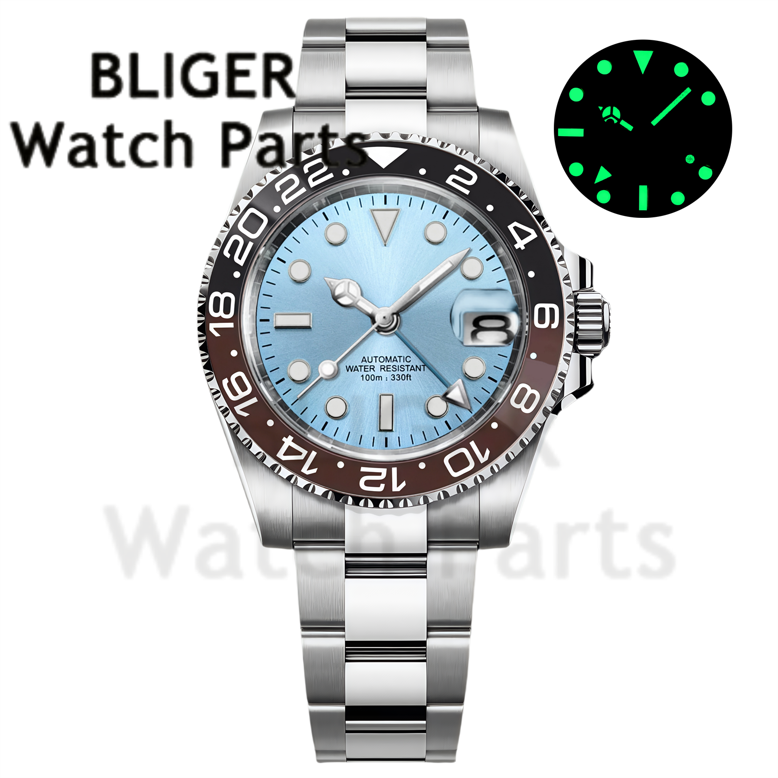 Custom Fashion GMT 40mm Men NH - Stainless Bracelet Diver incelemesi ve fiyatı