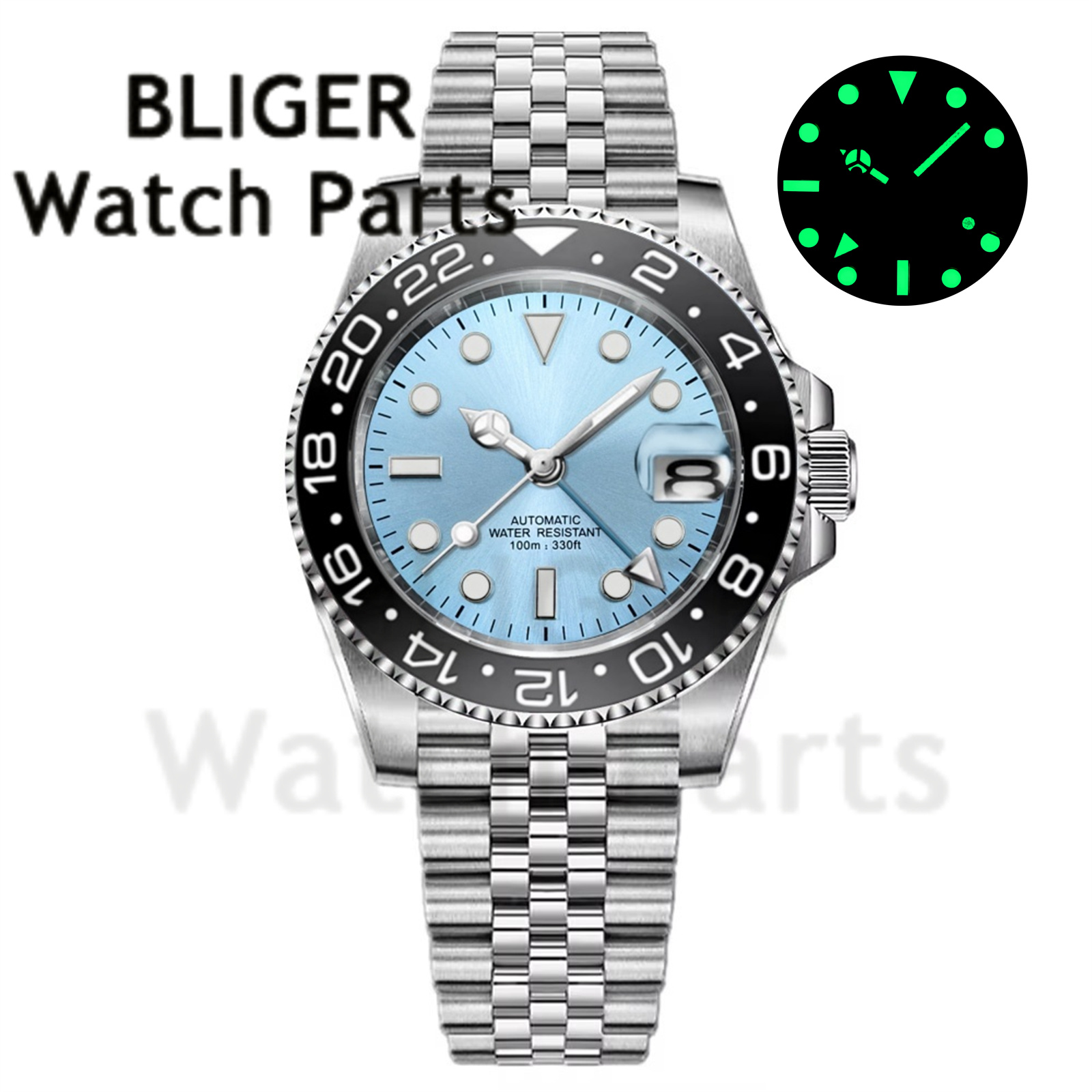 Custom Fashion GMT 40mm Men NH - Stainless Bracelet Diver incelemesi ve fiyatı