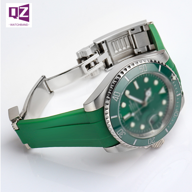 Rubber Silicone Watchband For  - Rubber Strap Diver incelemesi ve fiyatı